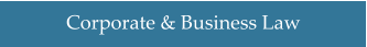 Corporate & Business Law