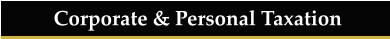 Corporate & Personal Taxation