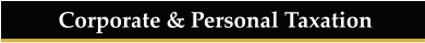 Corporate & Personal Taxation