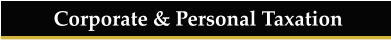 Corporate & Personal Taxation