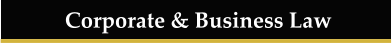 Corporate & Business Law