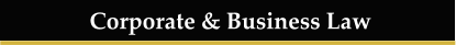 Corporate & Business Law